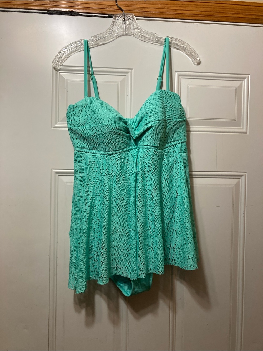 Aqua Lace Swimsuit‎ 10 NWOT